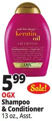 Ocean State Job Lot OGX Shampoo & Conditioner offer