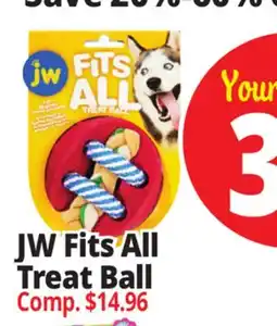 Ocean State Job Lot JW Fits All Treat Ball offer