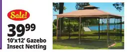 Ocean State Job Lot Insect Netting for Gazebo 10' x 12' offer