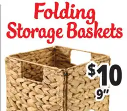Ocean State Job Lot 9 Folding Storage Baskets offer