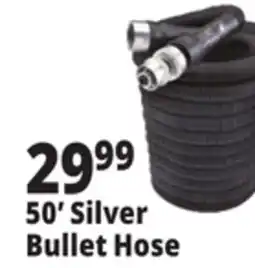 Ocean State Job Lot Pocket Hose Silver Bullet Garden Hose with Bonus Spray Nozzle 50' offer