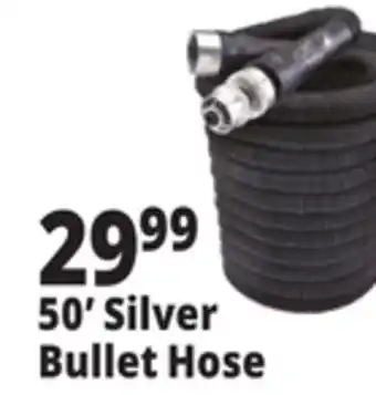 Ocean State Job Lot Pocket Hose Silver Bullet Garden Hose with Bonus Spray Nozzle 50' offer