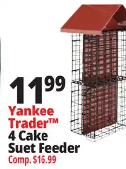 Ocean State Job Lot Yankee Trader 4 Cake Suet Feeder offer