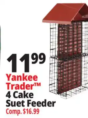Ocean State Job Lot Yankee Trader 4 Cake Suet Feeder offer