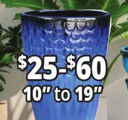 Ocean State Job Lot Outdoor Glazed Ceramic Planters offer