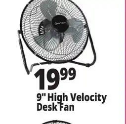 Ocean State Job Lot Penguin High Velocity Desk Fan 9 offer