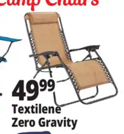 Ocean State Job Lot Reclining Zero Gravity Chair offer