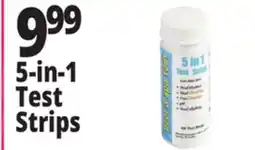 Ocean State Job Lot SwimWorks 5-In-1 Test Strips for Chlorine 50 Count offer