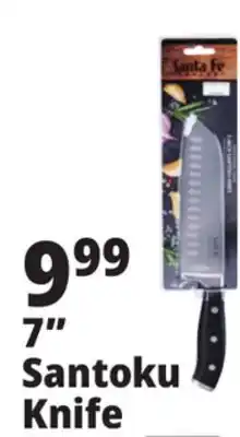 Ocean State Job Lot Santa Fe Professional Grade 7-Inch Santoku Knife offer