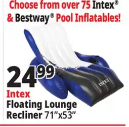 Ocean State Job Lot Intex Floating Recliner Pool Lounge offer