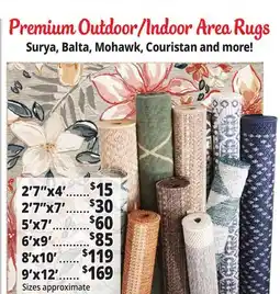 Ocean State Job Lot Premium Outdoor/Indoor Area Rugs offer