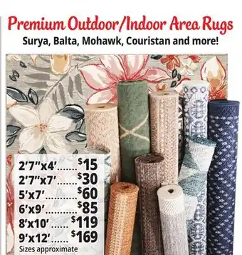 Ocean State Job Lot Premium Outdoor/Indoor Area Rugs offer