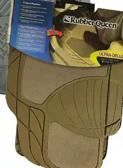 Ocean State Job Lot 4 Pc. Ultra-Deluxe Rubber Queen Floor Mats offer
