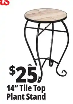 Ocean State Job Lot 14 Tile Top Plant Stand offer
