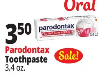 Ocean State Job Lot parodontax Clean Mint Toothpaste 3.4 oz offer