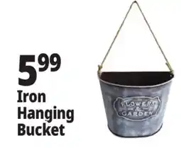 Ocean State Job Lot Iron Hanging Bucket offer