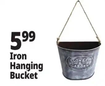 Ocean State Job Lot Iron Hanging Bucket offer
