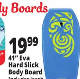 Ocean State Job Lot Hard Slick Body Board 41 offer
