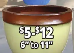 Ocean State Job Lot Outdoor Glazed Ceramic Planters offer