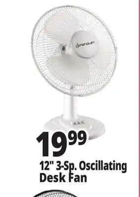 Ocean State Job Lot Penguin Oscillating Desk Fan 12 offer