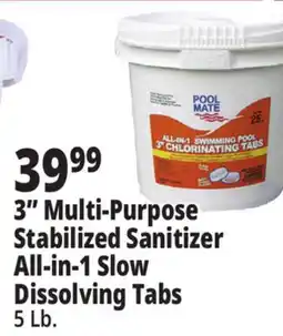 Ocean State Job Lot Pool Mate All-In-One 3 Chlorinating Tabs 5 lbs offer