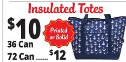 Ocean State Job Lot Insulated Jumbo Beach Tote offer