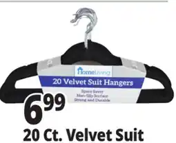 Ocean State Job Lot HomeLiving Velvet Suit Hangers 20 Count offer