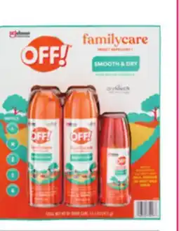 Ocean State Job Lot Off! Smooth & Dry Insect Repellent 3pk offer