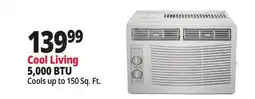 Ocean State Job Lot Cool-Living 5 000 BTU Window Air Conditioner offer