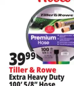 Ocean State Job Lot Tiller & Rowe Premium Extra Heavy-Duty 5/8 Garden Hose 100' offer