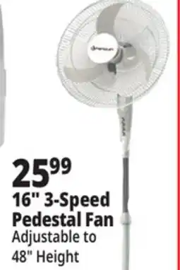 Ocean State Job Lot Penguin Pedestal Fan 16 offer