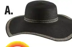 Ocean State Job Lot Extra-Wide Brim Straw Sun Hat offer