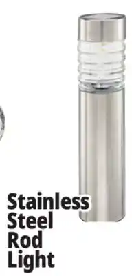 Ocean State Job Lot Outdoor Living Accents Black Solar Light Rod 15 offer