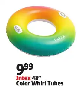 Ocean State Job Lot Intex Rainbow Ombre Tube offer