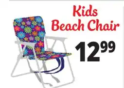Ocean State Job Lot Kids Steel Beach Chair offer