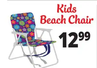 Ocean State Job Lot Kids Steel Beach Chair offer