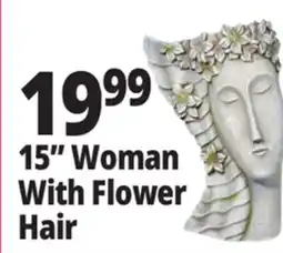 Ocean State Job Lot 15 Woman With Flower Hair offer
