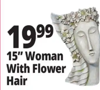 Ocean State Job Lot 15 Woman With Flower Hair offer