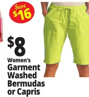 Ocean State Job Lot Women's Garment Bermudas or Capris offer