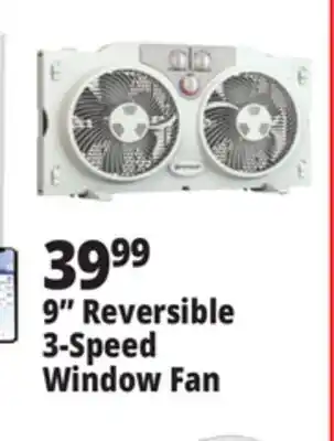 Ocean State Job Lot Penguin 9 Twin Window Fan offer