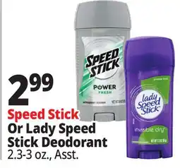 Ocean State Job Lot Lady Speed Stick Powder Fresh Invisible Dry Antiperspirant Deodorant 2.3 oz offer