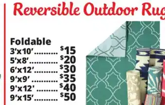 Ocean State Job Lot Reversable Outdoor Rugs offer