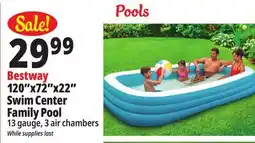 Ocean State Job Lot Bestway H2OGO! Family Swim Center Inflatable Pool 10' offer
