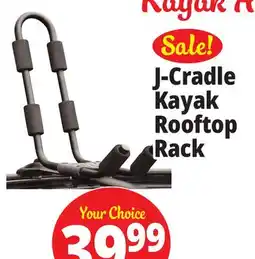 Ocean State Job Lot Kayak Cradle Rooftop Rack offer