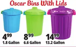 Ocean State Job Lot Oscar Bins With Lids offer