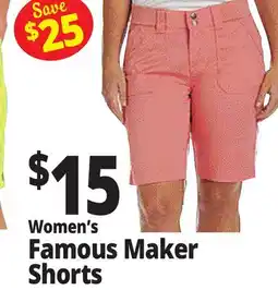 Ocean State Job Lot Women's Famous Maker Shorts offer