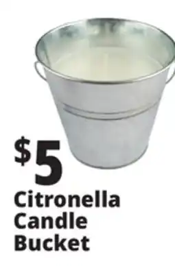 Ocean State Job Lot Citronella Bucket Candle 20oz offer