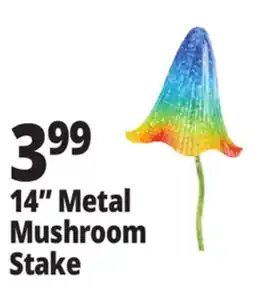 Ocean State Job Lot Outdoor Living Accents Metal Mushroom Stake 14 offer