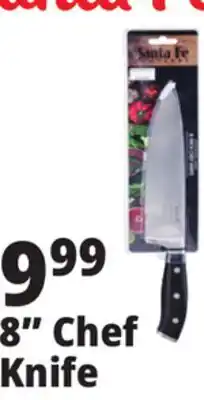 Ocean State Job Lot Santa Fe Professional Grade 8-Inch Chef Knife offer