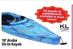 Ocean State Job Lot KL Outdoor Aruba 10' Sit-In Kayak Ocean Berry offer